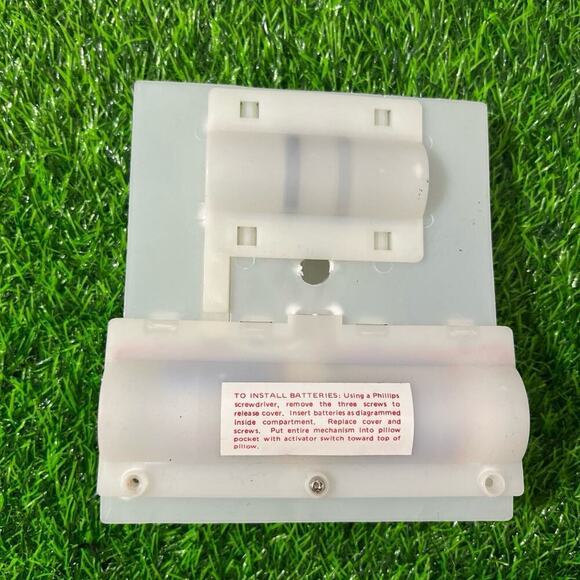 Vintage Avon Red Plaid Massaging Scottie Scotty Dog Plush Pillow Tested - Picture 9 of 9